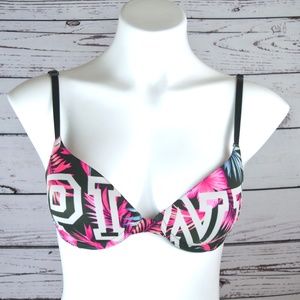 Victorias Secret PINK Floral Tropical T-Shirt Bra